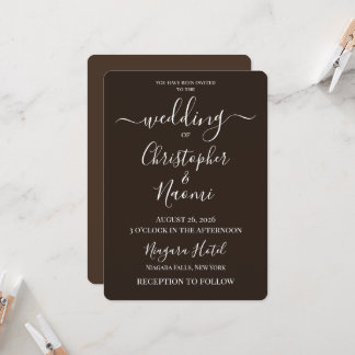 Invitation Créez Votre Propre Mariage Personnalisé