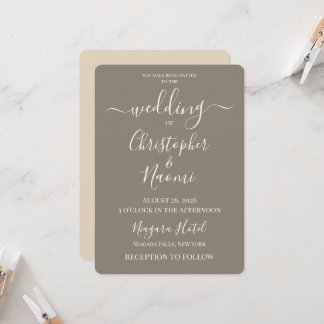 Invitation Créez Votre Propre Mariage Personnalisé