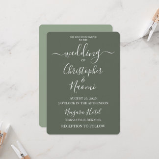 Invitation Créez Votre Propre Mariage Personnalisé
