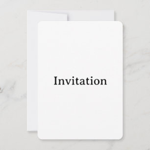 Invitation Créez votre propre modèle 11,4 cm x 15,9 cm arrond