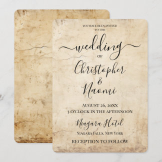 Invitation Créez votre propre papier Sepia Vintage