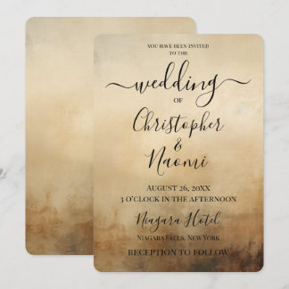Invitation Créez votre propre papier Sepia Vintage à l'ancien