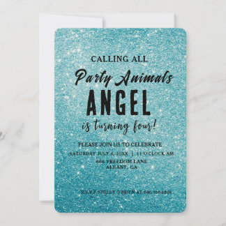 Invitation Créez votre propre Parties scintillant personnalis