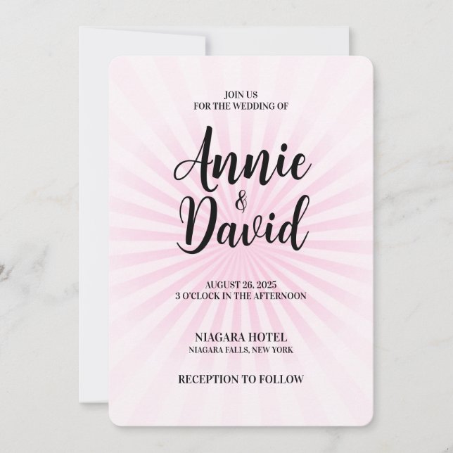 Invitation Créez votre propre Pastel Retro Starburst (Devant)