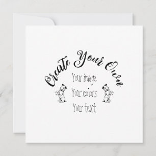 Invitation Créez votre propre personnalisation