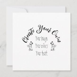 Invitation Créez votre propre personnalisation