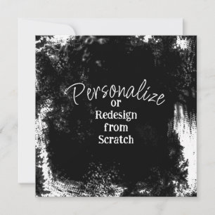 Invitation Créez votre propre personnalisation