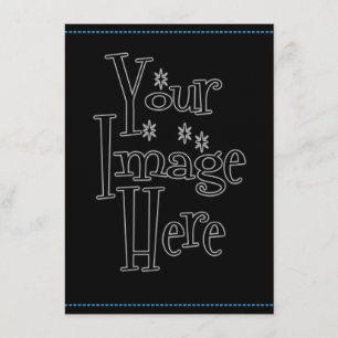 INVITATION CRÉEZ VOTRE PROPRE - PERSONNALISER VIDE