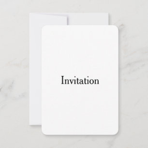 Invitation Créez Votre Propre Promotion Simple de Marque 3,5"