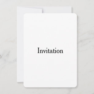 Invitation Créez Votre Propre Promotion Simple de Marque 4,5"