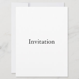 Invitation Créez Votre Propre Promotion Simple de Marque 6,5"