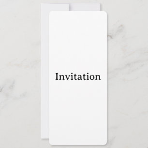 Invitation Créez Votre Propre Simple Arrondi Personnalisé 4"