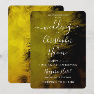 Invitation Créez Votre Propre Texture De Mariage À Plumes Jau