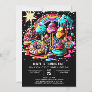 Invitation Crème de glace Whimsical Anniversaire