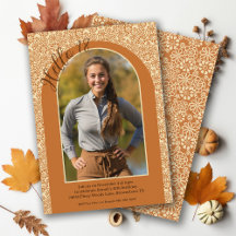 Crème Terre Tan Floral Boho Pays 18e anniversaire