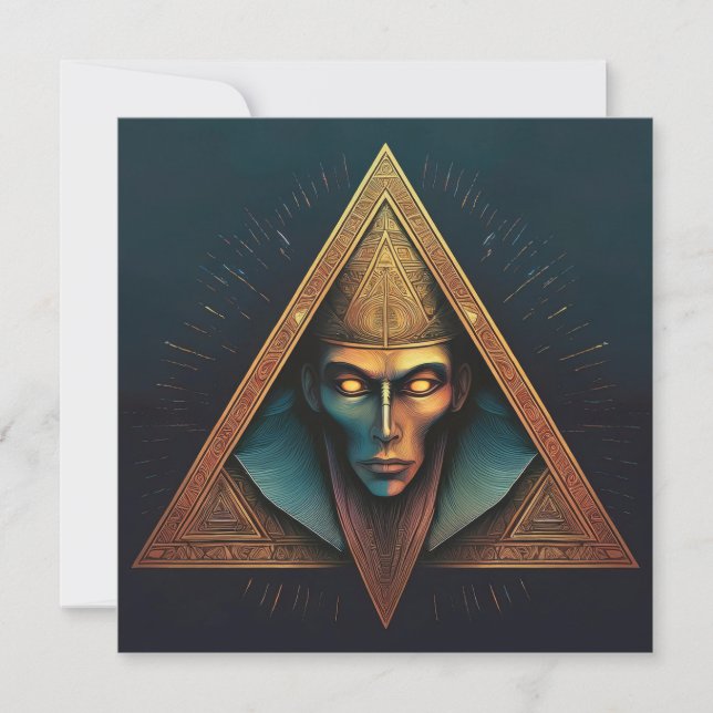 Invitation Crête murale Illuminati (Devant)
