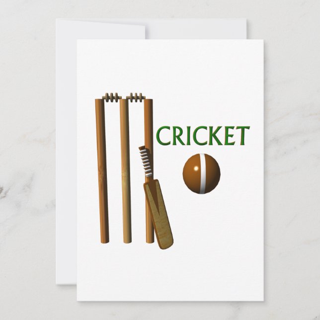 Invitation Cricket (Devant)