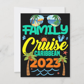 Invitation Croisière en Famille Caraïbes Vacances d'Été 2023