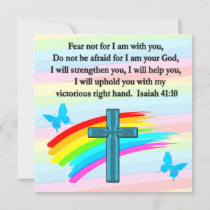 INVITATION CROIX BLEUE ET ISAIAH BOUTTERFLY 41:10