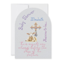 Croix Pastel Agneau Mauve Christian Grey Féminin