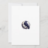 crow and moon 