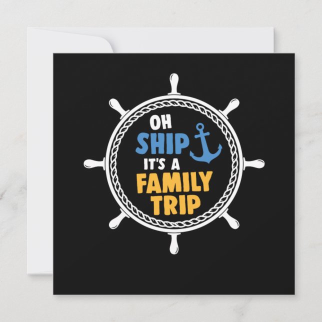 Invitation Cruise Ship Family Trip Cruise Cruise Holiday Gi (Devant)