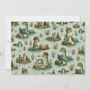 Invitation Cryptides cosy Nessie Monstre du Loch Ness loisirs