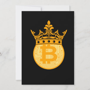 Invitation Crypto BTC Cryptomonnaie Bitcoin argent cadeau