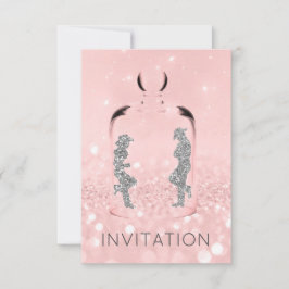 Invitation Crystals Western Country Party Parties scintillant