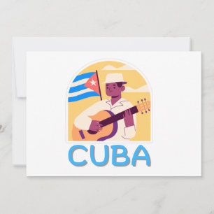 Invitation Cuba Salsa Vintage
