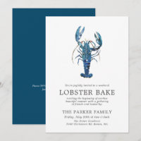 Cuisine de homard bleu océan
