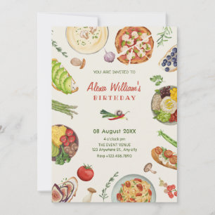 Invitation Cuisine gastronomique