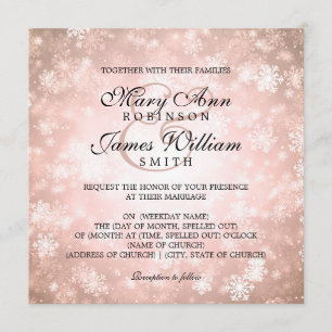 Invitation Cuivre élégant d'étincelle du pays des merveilles