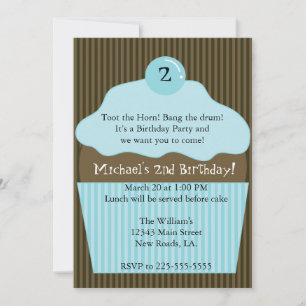 Invitation Cupcake Birthday (Prix du meilleur aujourd'hui)