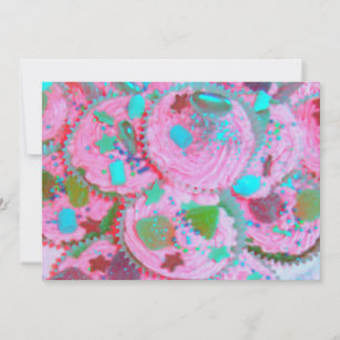 Invitation Cupcakes rose
