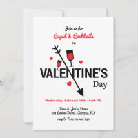 Cupidon et Cocktails la Saint-Valentin
