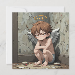 Invitation Cupidon mignon valentin´s sans inspiration
