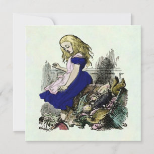 Invitation Curious Alice ~ Invitiations Wonderland