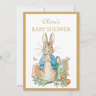 Invitation Custom Pierre le Baby shower lapin