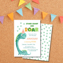 Cute Anniversaire Dinosaure Pata Boom Rouar