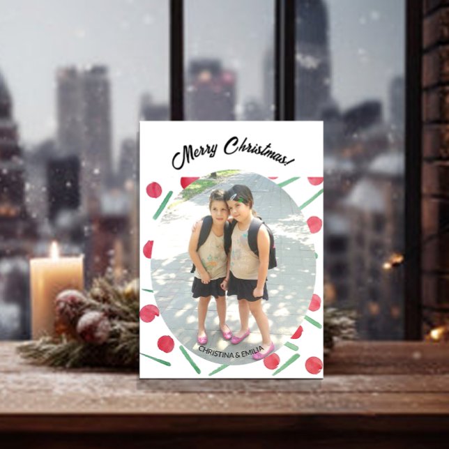 Invitation Cute Boho Sucre de canne One Photo (Créateur téléchargé)