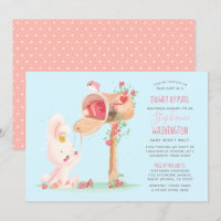 Cute Bunny Longue Distance Bébé Fille Douche Par M