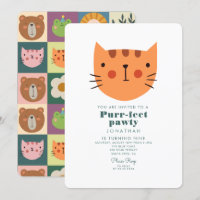 Cute Cat Orange Animaux Anniversaire