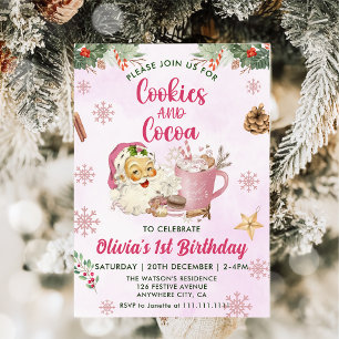 Invitation Cute Cookies et Fête du cacao