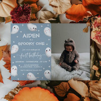 Cute Éffrayant Un Halloween garçon 1er anniversair