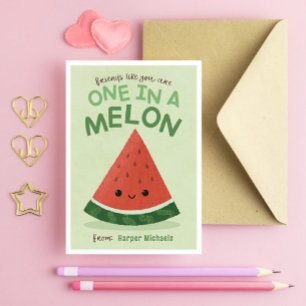 Invitation Cute Green Watermelon School Salle de classe Valen