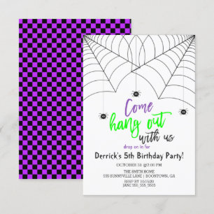Invitation Cute Halloween Anniversaire de enfant Party