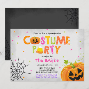 Invitation Cute Halloween Costume Party Spotacular