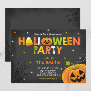 Invitation Cute Halloween Party Spooktacular Halloween