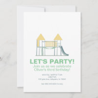 Cute Park Jungle Gym fête d'anniversaire